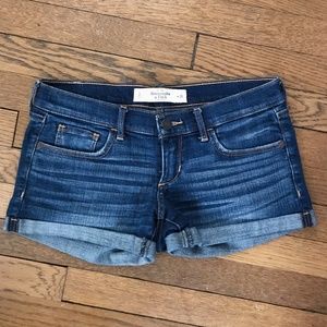 Abercrombie and Fitch Low Rise Stretch Denim Short